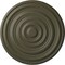 Ekena Millwork Carton Ceiling Medallion (For Canopies up to 2 5/8"), Hand-Painted Witch Hazel, 12 5/8"OD x 1"P CM13CAWHF - alternate 1
